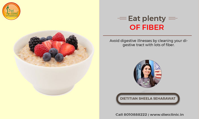 Eat plenty of fiber for weight loss